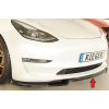 Rieger lipa pod predný nárazník pro Tesla Model 3 003, 06/18-, plast ABS lakovaný do čiernej lesklej farby