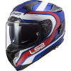 LS2 Helmets LS2 FF327 CHALLENGER FUSION BLUE RED - 3XL
