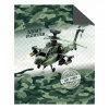 Detexpol přehoz na postel Army vrtuľník 170 x 210 cm