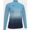 Joma Dámska bežecká mikina ELITE VII SWEATSHIRT FLUOR TURQUOISE-DARK NAVY Veľkosť: XS