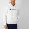 Mikina CHAMPION biela Hooded Sweatshirt 218282 WW001 WHT Veľkosť L