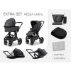Moon RESEA + SET MAXI, farba ANTHRAZIT s autosedačkou Britax Römer Core a bázou