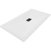 Mexen Hugo rectangle shower tray SMC 180 x 100 cm, white, black cover - 42101018-B