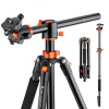 K&F Concept K&F Aluminium Camera Tripod s Transverse Center Column T255A3+BH-28L