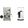 Profitec GO, brushed stainless steel + Eureka Mignon Specialita, BL white