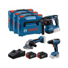 BOSCH Sada AKU náradia (GSR 18V-65 + GBH 18V-22 + GWS 18V-8, 2x GBA 18V 5.0Ah, GAL 18V-40, 3x L-BOXX 136) 0615A5009G