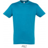SOL´S REGENT / Pánske tričko s okrúhlym výstrihom - aqua XXL