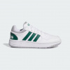 Adidas Športové topánky Eko Koža Plochá podrážka HOOPS IG3830 veľkosť 40