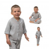 ESITO Detská mušelínová košeľa Luca Dove Grey Veľ. 98