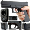 KOVOVÁ PIŠTOĽ NA GULIČKY GLOCK 17 ČIERNA REPLIKA ASG IMITÁCIA ZBRANE