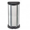 CURVER Odpadkový kôš DECO BIN 40l |strieborný
