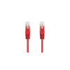 Kabel C-TECH patchcord Cat5e, UTP, červený, 5m CB-PP5-5R
