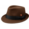 Mayser Klasický hnedý trilby klobúk Mayser-TroyMayser Veľkosť: 60 cm