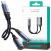 Adaptér Joyroom SY-C01 USB-C na mini jack 3,5 mm, čierny
