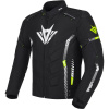 Bunda na motocykel RSA Rider čierno-bielo-fluo žltá Veľkosť: 2XL