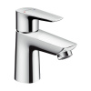 HANSGROHE Talis E páková umývadlová batéria s odtokovou súpravou s tiahlom, výška výtoku 71 mm, chróm, 71700000
