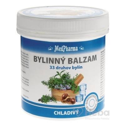 MedPharma BYLINNÝ BALZAM chladivý extrak z 33 druhov bylín, 1x250 ml