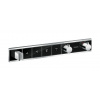 Hansgrohe RainSelect vaňová/sprchová batéria podomietková s termostatom chrómová-čierna 15357600