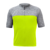 Pánsky dres kr.rukáv celozips SENSOR CYKLO MOTION neon yellow/sivá M
