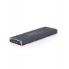 Externý box GEMBIRD pre M.2 disky, USB 3.0, hliník, čierna (EE2280-U3C-01)