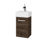 Dreja Skrinka pod umývadlo HOST SZD 35 - D25 Teak / Úchytka T03 / D25 Teak / Levé