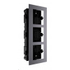HIKVISION DS-KD-ACF3, rámeček pro modulární interkom, pro 3 moduly, zápustná montáž DS-KD-ACF3