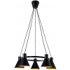 Candellux More závesné svietidlo 5x40 W čierna 35-71163