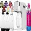 SATURÁTOR SODASTREAM ART WHITE + BUTELKI SODASTREAM PET 1L + BOLERO SADA