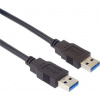 PremiumCord Kabel USB 3.0 Super-speed 5Gbps A-A, 9pin, 1m ku3aa1bk