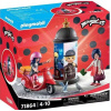 Playmobil Kouzelná Beruška a Černý kocour: Marinettin skútr