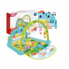 Interaktívna edukačná hracia podložka so zvukmi Dino, zelená Woopie