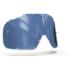 FOX RACING plexi pre okuliare FOX RACING AIRSPC, ónyx LENSES (modré s polarizací)
