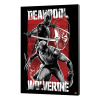Semic Marvel Drevené obrazy na stenu Deadpool & Wolverine 03 Maximum Effort 35 x 50 cm
