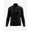 Vetrovka Compressport Hurricane Windproof Jacket - black/aurora