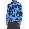 Flísová mikina adidas TERREX Multi Printed Full-Zip Fleece Jacket - ray blue/legend ink