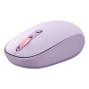 Myš BASEUS Bluetooth / USB-A bezdrôtový prijímač - 1x AA batéria - tiché tlačidlá - fialová