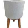 Strend Pro Kvetináč Strend pro, farba White Weath Finish, 30x30x37 cm