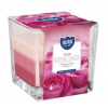Aura Bispol Rose vonná sviečka 170g