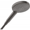 Axor ShowerSolutions - Ručná sprcha 120 3jet, kartáčovaný čierny chróm 26050340