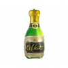Balón fóliový fľaša šampanské - Champagne - Silvester/HAPPY NEW YEAR - 72 cm