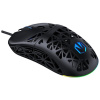 Endorfy LIV Myš, herní, drátová, optická, až 12000DPI, senzor PAW3311, 6 tlačítek, Kailh GM 4.0, ARGB podsvícení, černá EY6A020