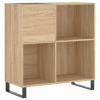 Skrinka na platne, dub sonoma, 84,5x38x89 cm