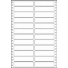 Etikety tabelačné dvojradové S&K Label 89 x 23,4 biele mm