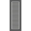 Zehnder Subway Kúpeľňový radiátor 155x45 cm, rovný, stredové pripojenie 5 cm, chróm SUBC-150-045