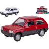 Mikro trading Sestavený kovový model auta Welly Fiat Panda - 11 cm - zpětný chod