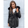 Dámska zimná parka čiernej farby, ty3867-M M