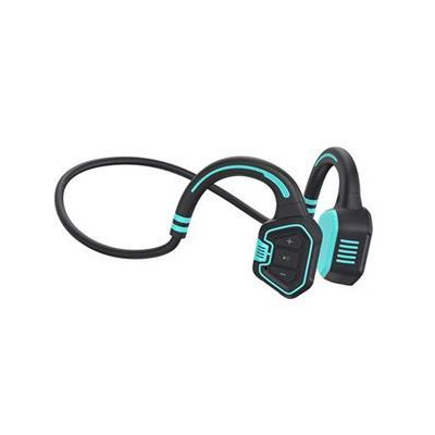 EVOLVEO EVOLVEO BoneSwim MP3 16GB, bluetooth bezdrátová sluchátka s mikrofonem na lícní kosti, modré