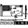 MAHLE Kondenzátor, klimatizace BEHR *** PREMIUM LINE *** AC 346 000P