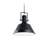 Závesné svietidlo Ideal lux 125831 FISHERMAN SP1 D48 NERO 1xE27 60W