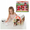Domček pre bábiky Melissa & Doug Drevená stodola so zvieratkami 26,5 cm